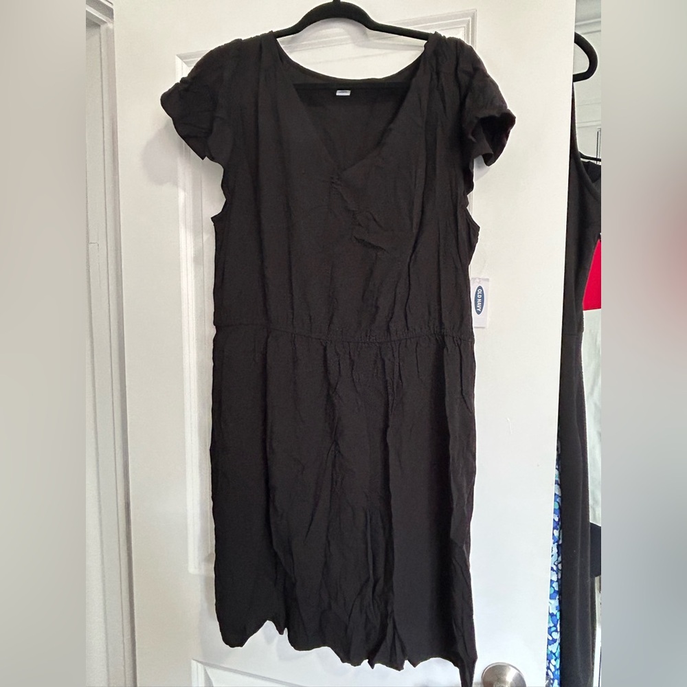 Old Navy Black Black Dress - Size XL - NEVER WORN TAG ON